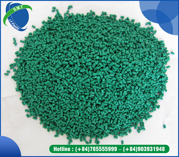 Green recycled PE pellet